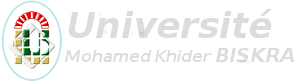 Université Mohamed Khider Biskra
