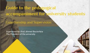 Guide to the pedagogical accompaniment for university students