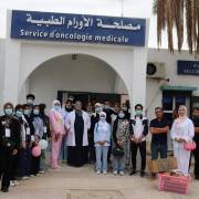 زيارة ميدانية الى مستشفى الحكيم سعدان - بمناسبة شهر أكتوبر الوردي